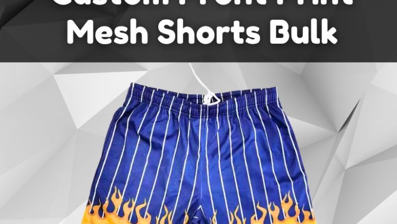 Custom Front Print Mesh Shorts Bulk