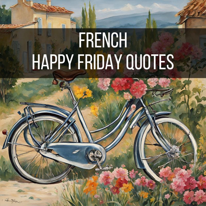 French Happy Friday Quotes